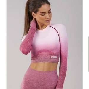 Gymshark Ombre Seamless Crop Top